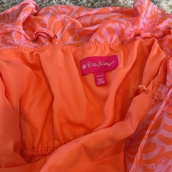 𝅺LILLY Pulitzer girafeey flouncy dress size xs - Picture 7 of 7